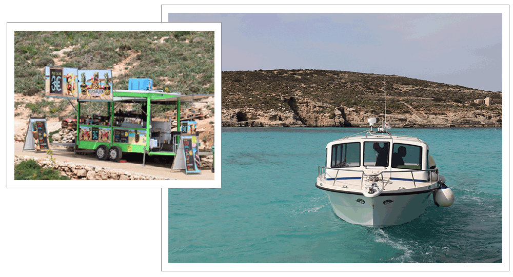 映画「トロイ」の撮影舞台となったブルーラグーンが素晴らしいコミノ島