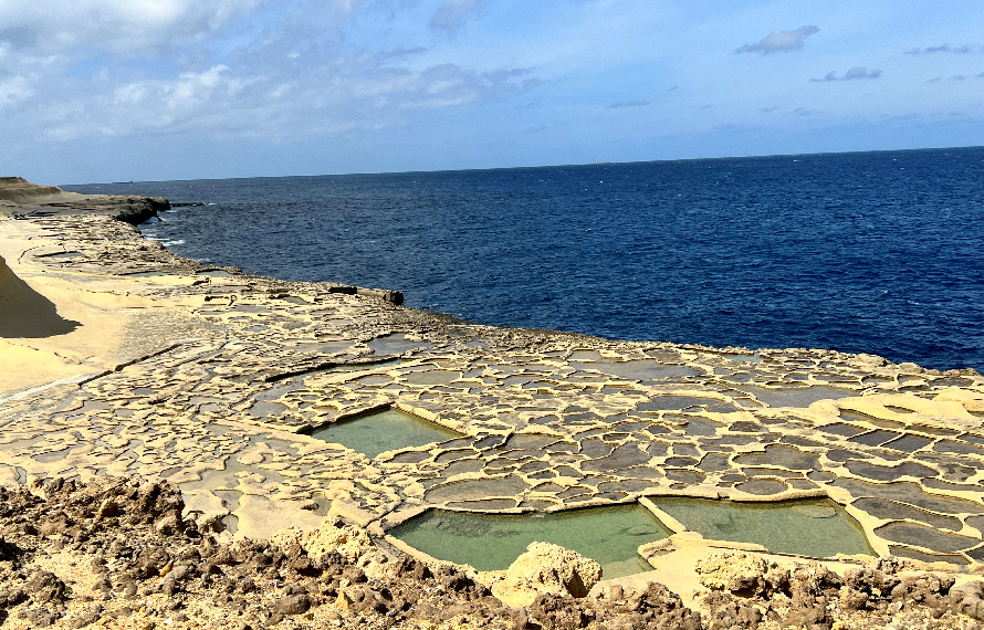 ミネラル豊富なマルタの塩田“ソルトパン”
