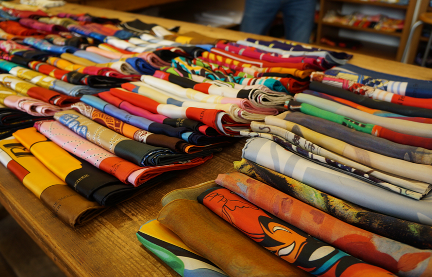 リヨンは絹産業の街