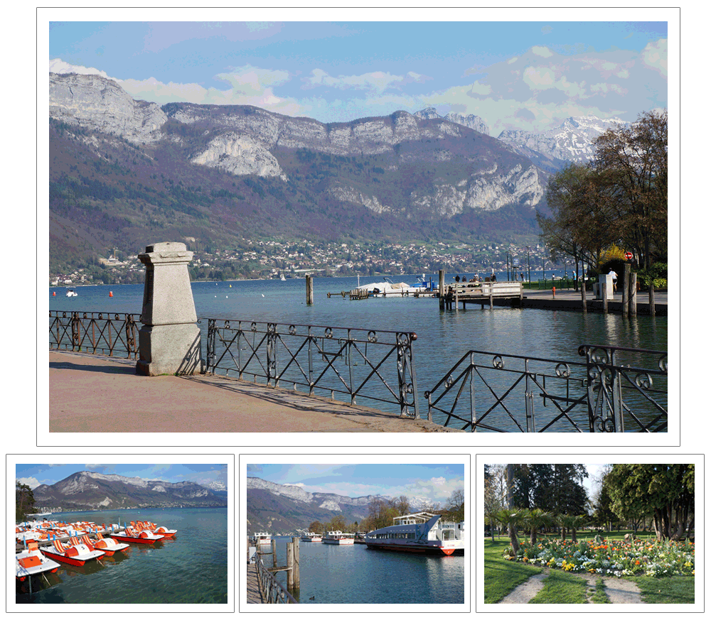 「フランスのベニス」アヌシーのんびり運河散策