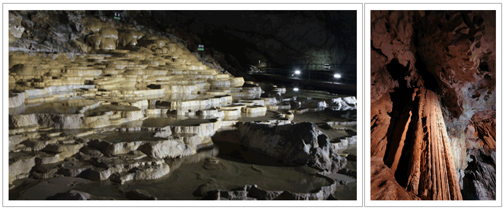 日本屈指の大鍾乳洞、秋芳洞