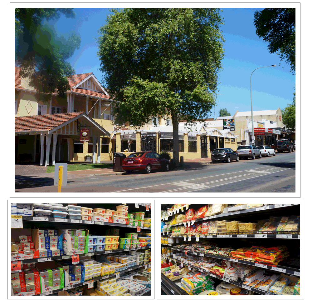 マーガレットリバーの街中