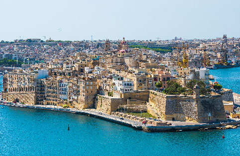 ラグジュアリーホテル連泊滞在・地中海に浮かぶマルタ島6日間